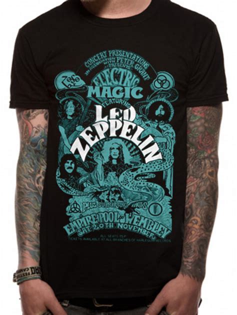 Stand out at concerts with a Led Zeppelin electric magic shirt